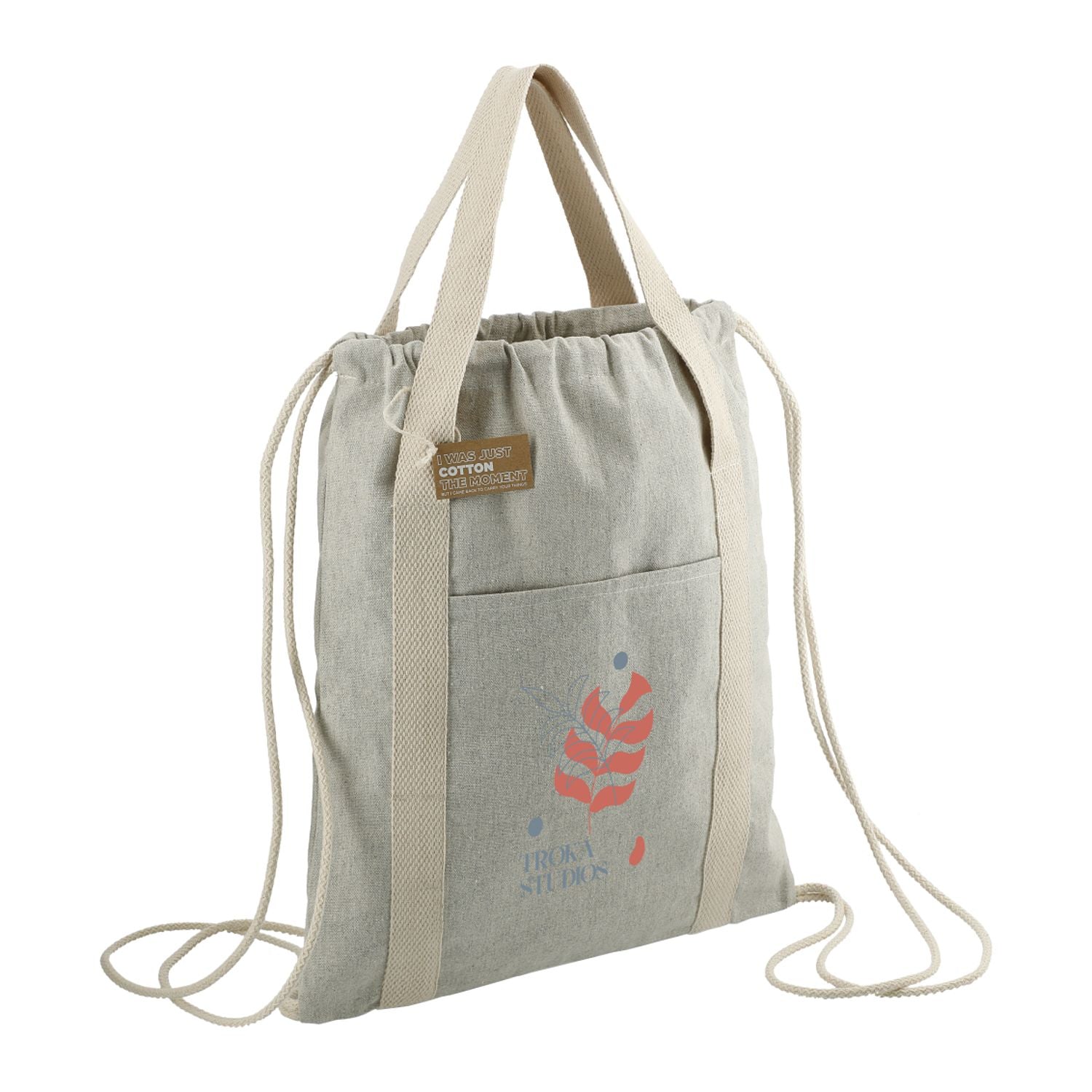 Repose 5oz. Recycled Cotton Drawstring Bag