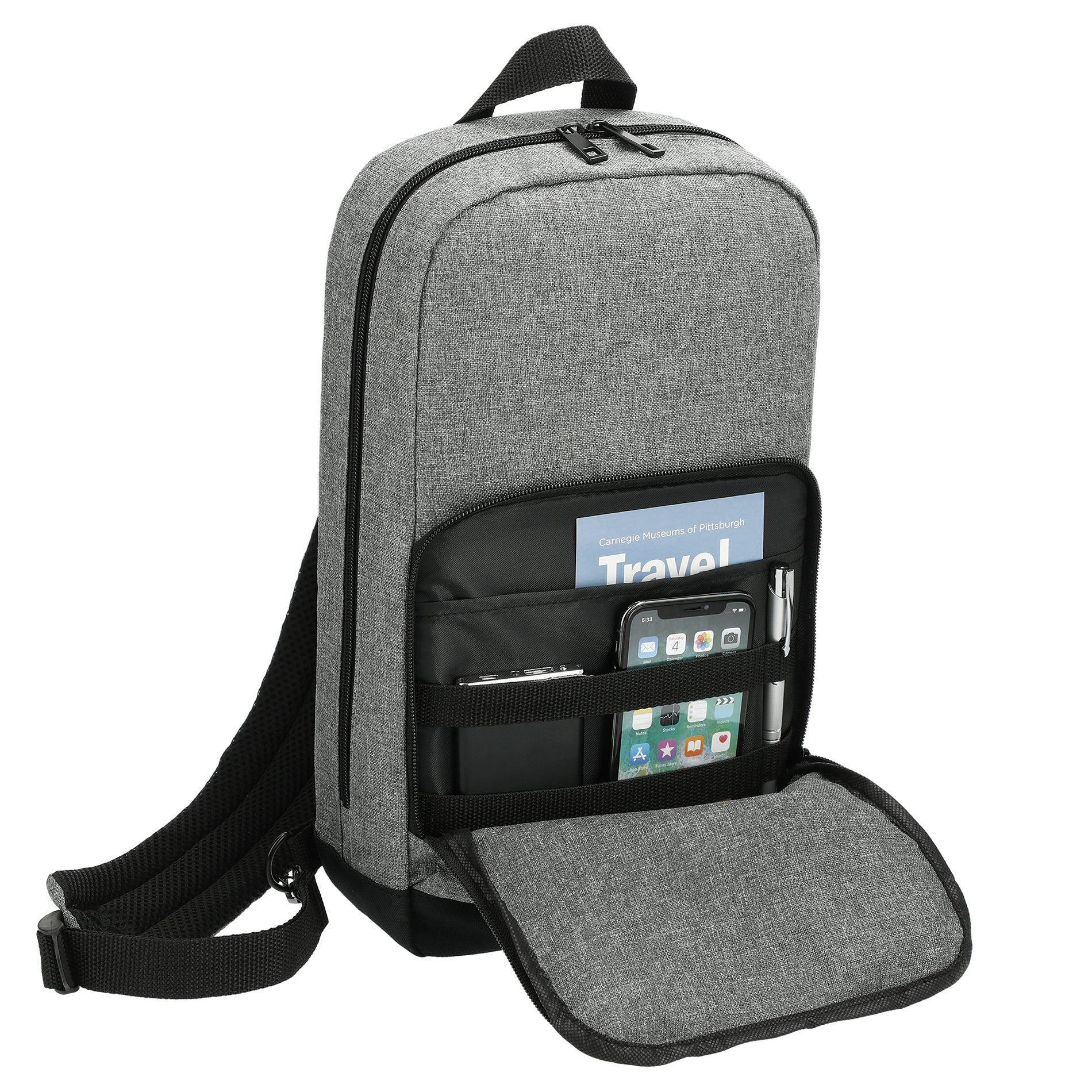 Graphite Deluxe Recyclced Sling Backpack