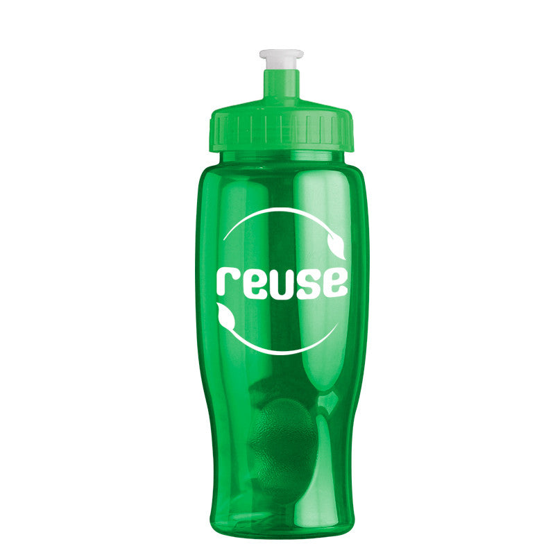 27 oz Poly-Pure Bottle with Push-Pull Lid