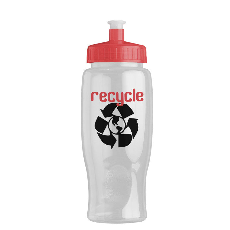 27 oz Poly-Pure Bottle with Push-Pull Lid