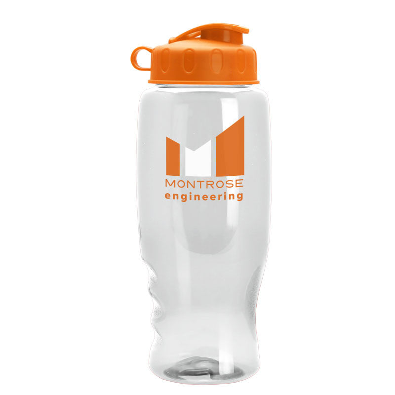 27 oz Poly-Pure Bottle with Flip Top Lid