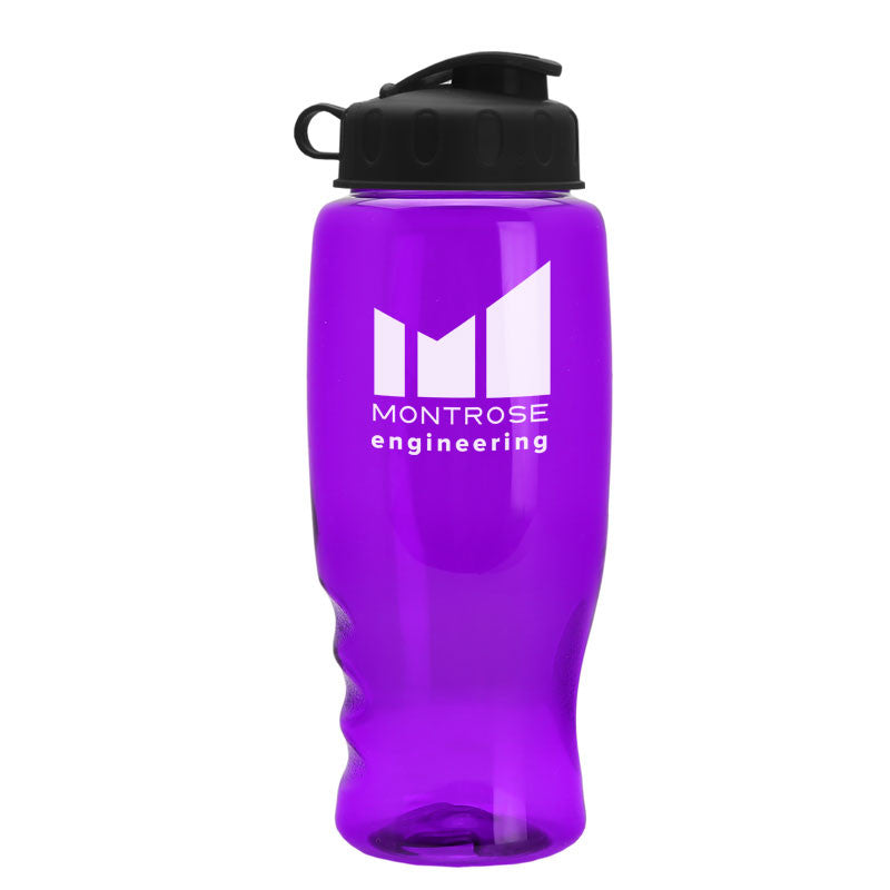 27 oz Poly-Pure Bottle with Flip Top Lid
