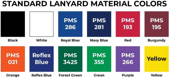 3/4 Screen Printed Lanyard