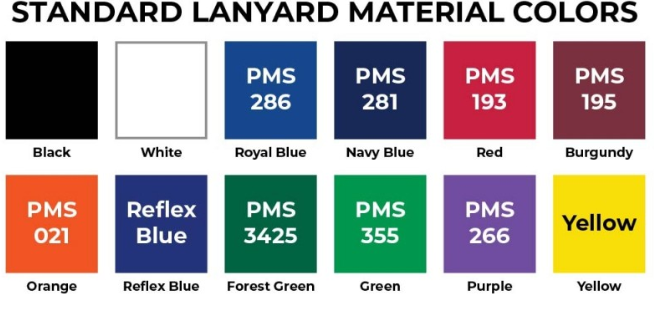 1/2” Screen Printed Lanyard