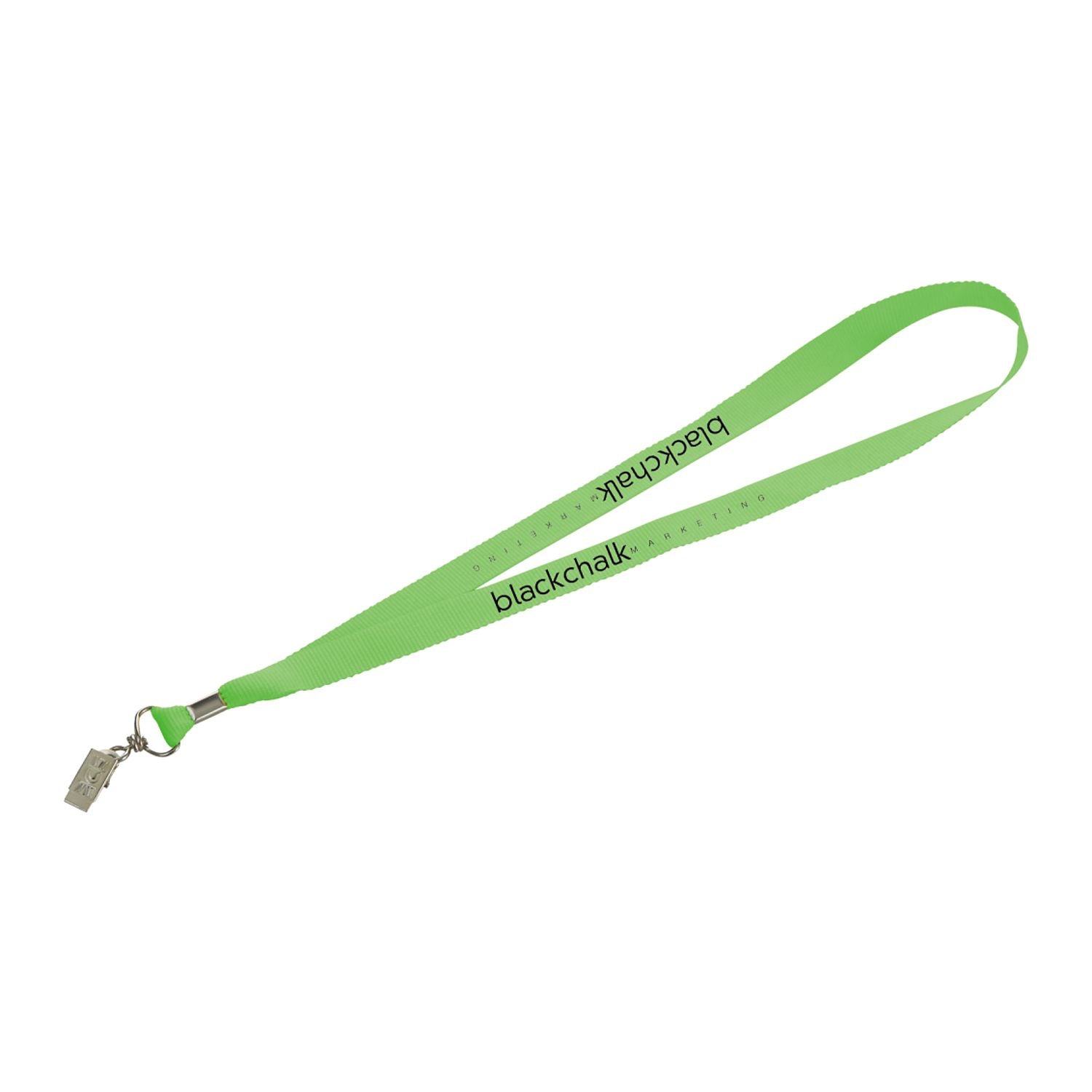 3/4" Lanyard with Bulldog clip