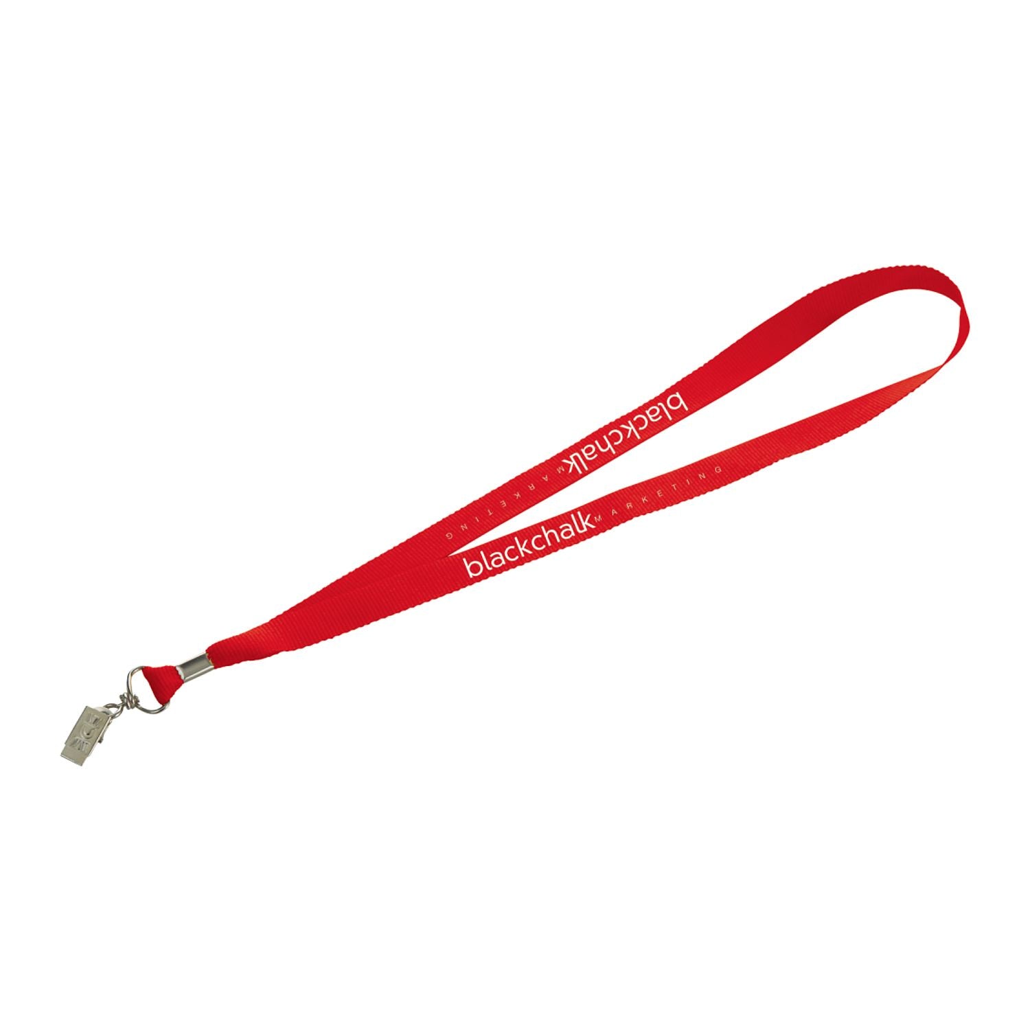 3/4" Lanyard with Bulldog clip