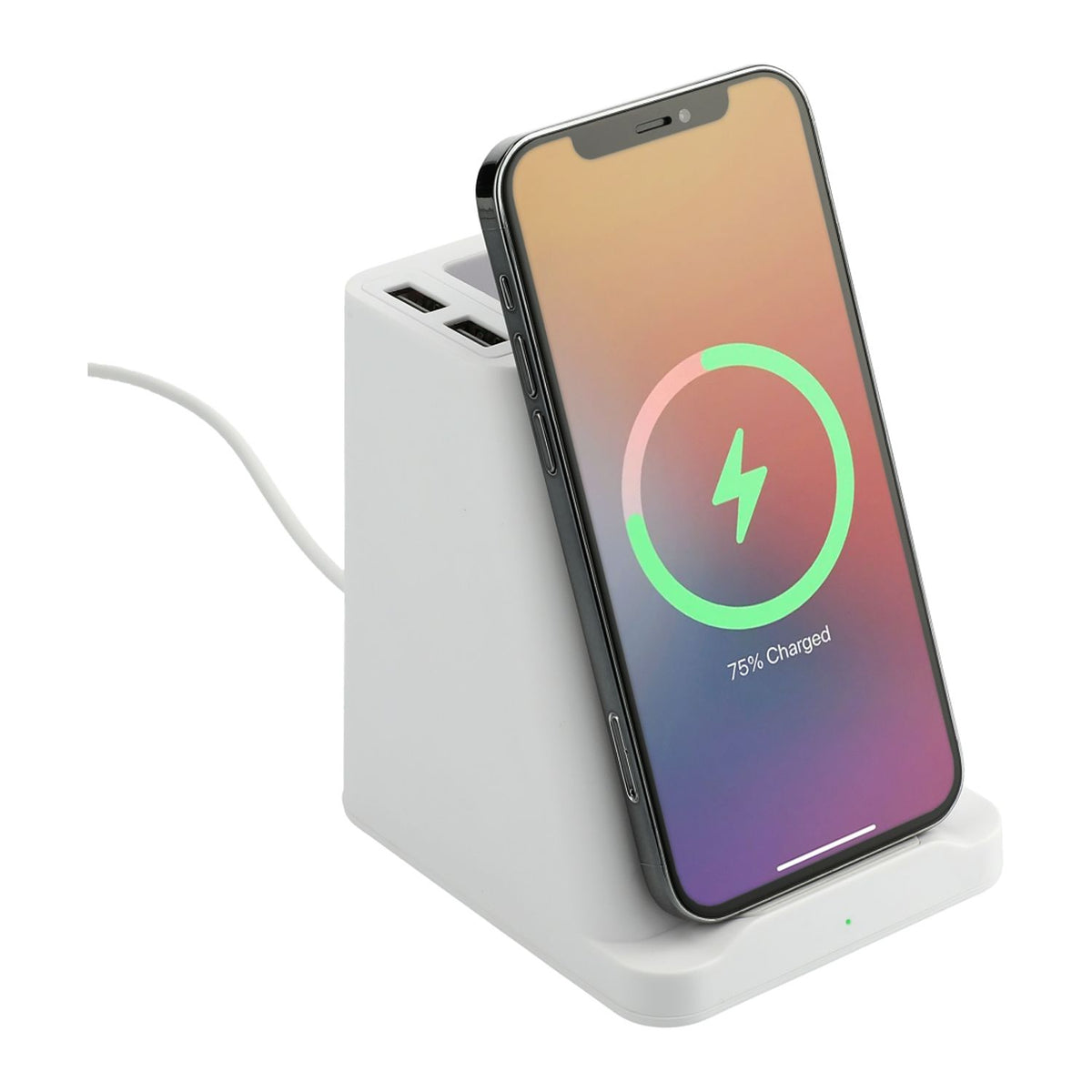 Wireless Charging Pen Holder w/ Dual Outputs