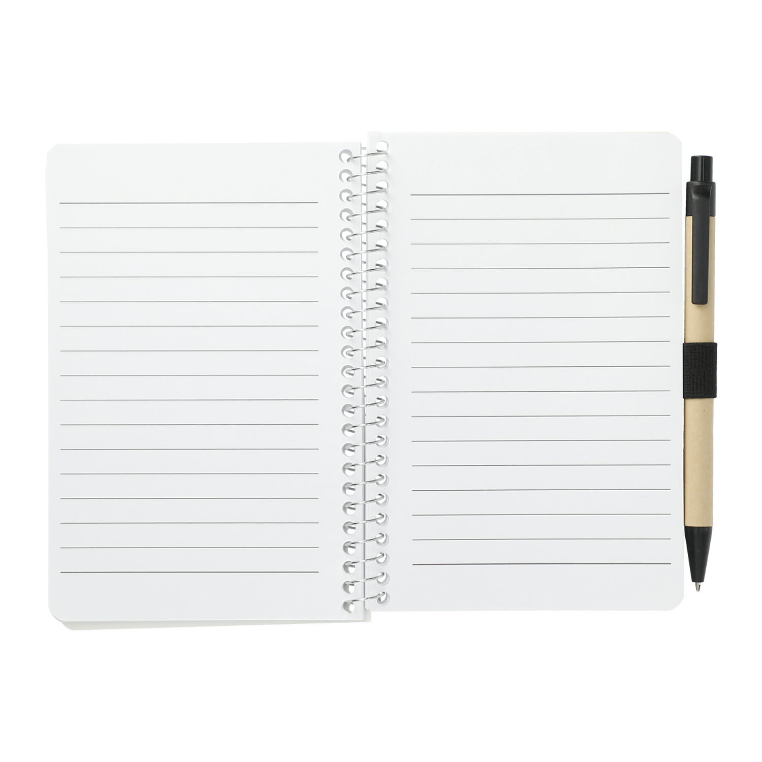 4" x 6" FSC® Mix Pocket Spiral Notebook with Pen