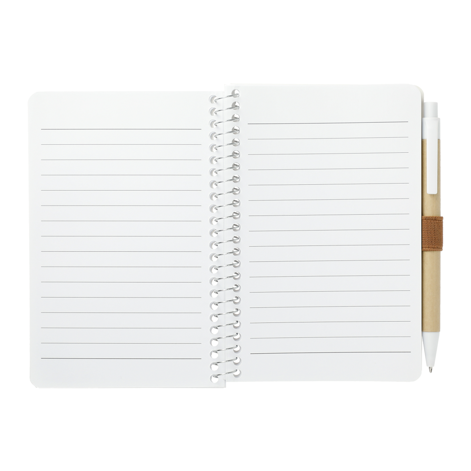 4" x 6" FSC® Mix Pocket Spiral Notebook with Pen