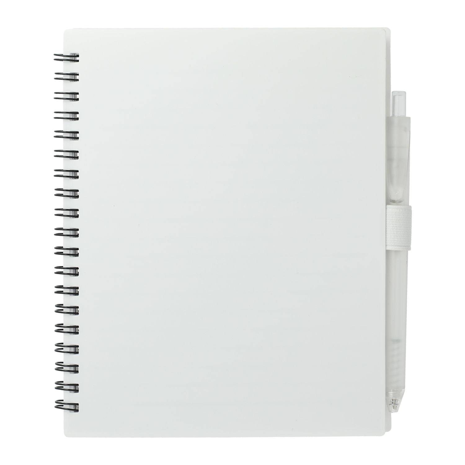 5.5” x 7” FSC Recycled Spiral Notebook w/ RPET Pen