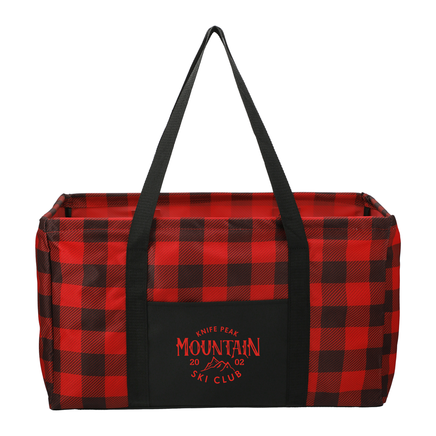 Buffalo Plaid Utility Tote