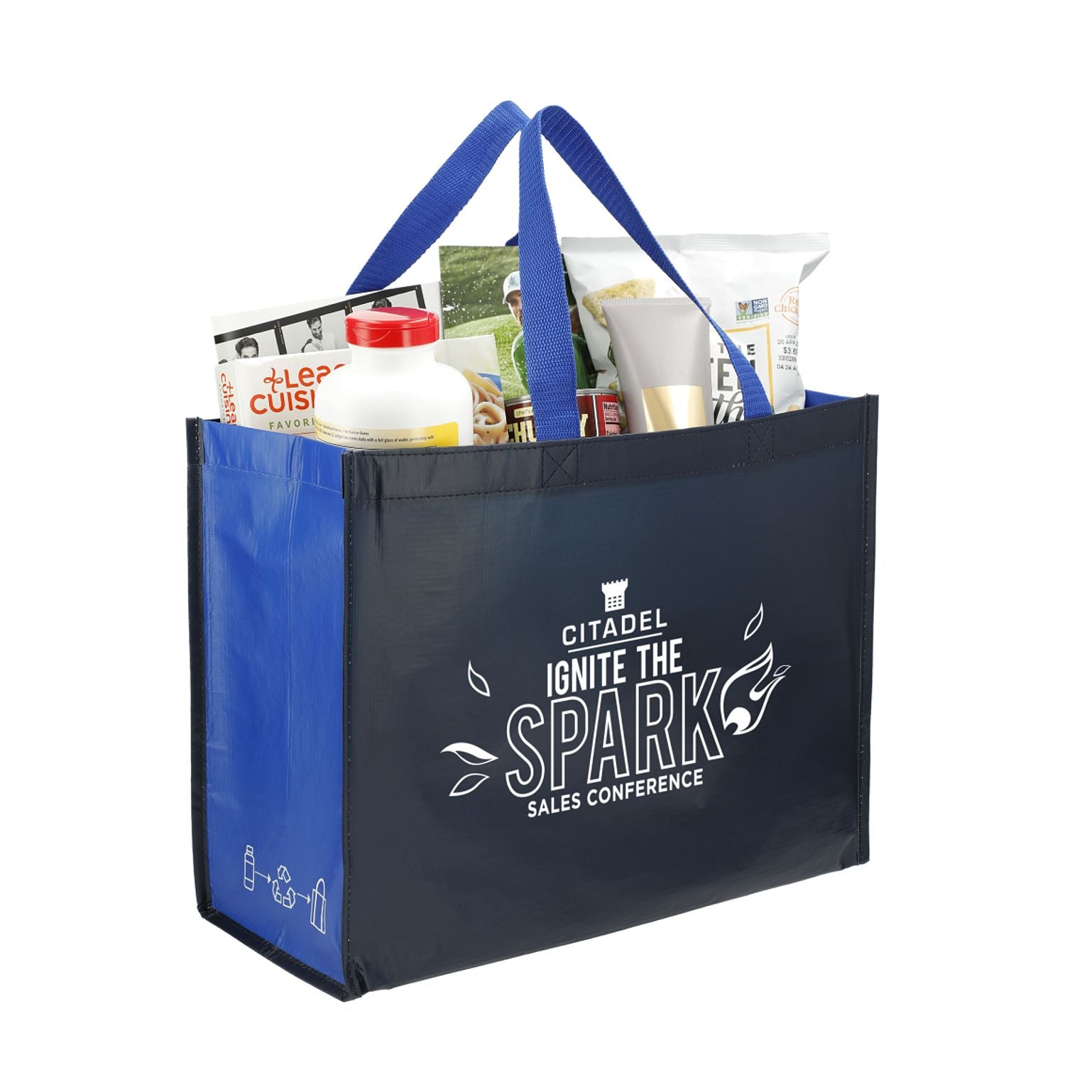 RPET Laminated Matte Shopper Tote