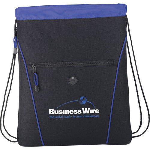 Raven Drawstring Cinch Backpack