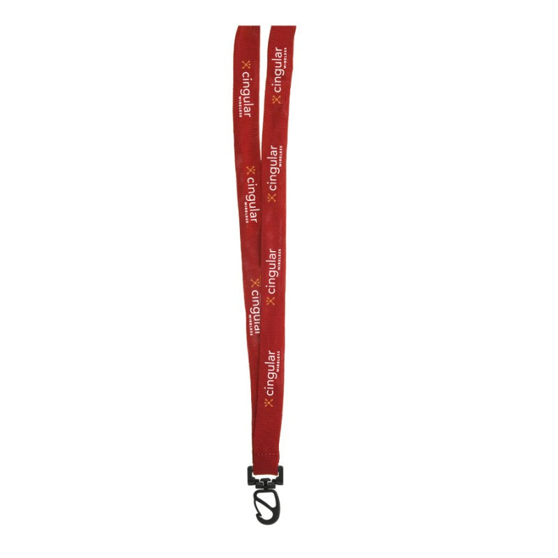3/4" Euro Soft Polyester Lanyard