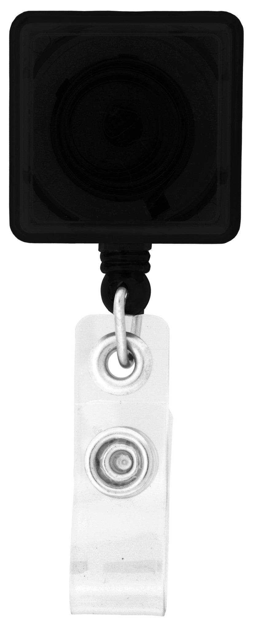 Square-Shaped Retractable Badge Holder
