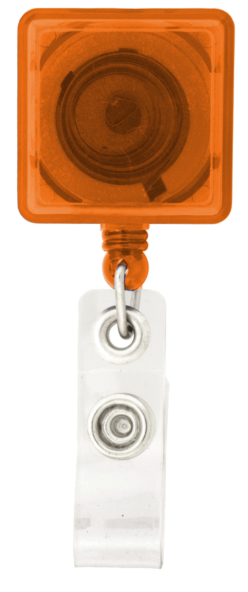 Square-Shaped Retractable Badge Holder