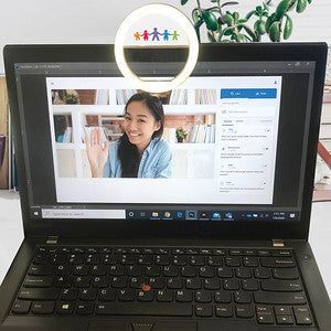 Webcam Clip Ring Light