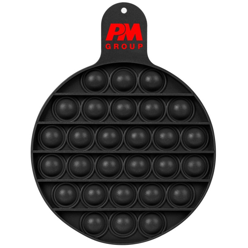 Round Fiddle Popper Silicone Sensory Toy