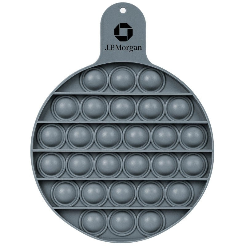 Round Fiddle Popper Silicone Sensory Toy